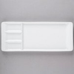Libbey BW-6714 Chef's Selection II 2.5 oz. Ultra Bright White Porcelain Monorail Bowl - 36/Case