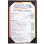 Menu Solutions K111A BURG The Kearny Series 5 1/2 Menu Solutions K111A BURG The Kearny Series 5 1/2