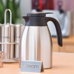 Service Ideas Flow Control 40.5 oz. Stainless Steel Insulated Coffee Carafe / Server FCC12SS Service Ideas Flow Control 40.5 oz. Stainless Steel Insulated Coffee Carafe / Server FCC12SS