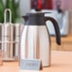 Service Ideas Flow Control 40.5 oz. Stainless Steel Insulated Coffee Carafe / Server FCC12SS Service Ideas Flow Control 40.5 oz. Stainless Steel Insulated Coffee Carafe / Server FCC12SS