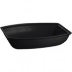 TableCraft CW3190N 10.5 Qt. Natural Cast Aluminum Oblong Salad Bowl