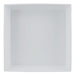 TableCraft CW1494GY 24 Qt. Gray Cast Aluminum Square Bowl