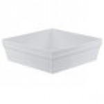 TableCraft CW1494GY 24 Qt. Gray Cast Aluminum Square Bowl