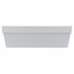 TableCraft CW1494GY 24 Qt. Gray Cast Aluminum Square Bowl