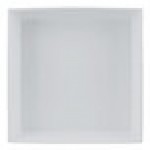 TableCraft CW1494GY 24 Qt. Gray Cast Aluminum Square Bowl