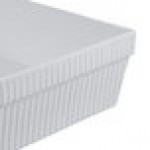 TableCraft CW1494GY 24 Qt. Gray Cast Aluminum Square Bowl