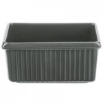TableCraft CW1494GY 24 Qt. Gray Cast Aluminum Square Bowl