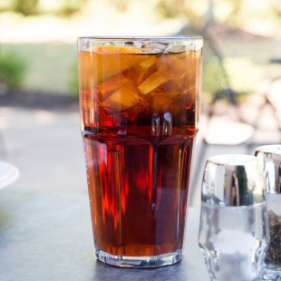 GET 9922-1-CL Bahama 22 oz. Clear Customizable SAN Plastic Tumbler - 12/Pack