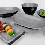 Elite Global Solutions M10578R-CO Basalt 4.2 Qt. Round Coal Melamine Serving Bowl Elite Global Solutions M10578R-CO Basalt 4.2 Qt. Round Coal Melamine Serving Bowl