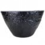 Elite Global Solutions M10578R-CO Basalt 4.2 Qt. Round Coal Melamine Serving Bowl Elite Global Solutions M10578R-CO Basalt 4.2 Qt. Round Coal Melamine Serving Bowl