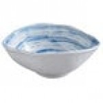 Elite Global Solutions D863OV Van Gogh Navy 28 oz. Oval Melamine Bowl - 6/Case