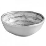Elite Global Solutions D863OV Van Gogh Navy 28 oz. Oval Melamine Bowl - 6/Case