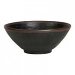 Delfin Greystone from Steelite International 25 oz. Medium Oval Black Melamine Bowl - 36/Case Delfin Greystone from Steelite International 25 oz. Medium Oval Black Melamine Bowl - 36/Case