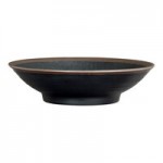 Delfin Greystone from Steelite International 25 oz. Medium Oval Black Melamine Bowl - 36/Case Delfin Greystone from Steelite International 25 oz. Medium Oval Black Melamine Bowl - 36/Case