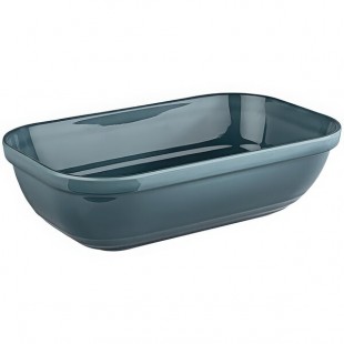 APS Emma 1.4 Qt. Blue Rectangular Melamine Bowl