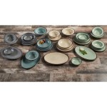 Elite Global Solutions DB6M Mojave Vintage California 10 oz. Hemlock Round Crackle Bowl - 6/Case