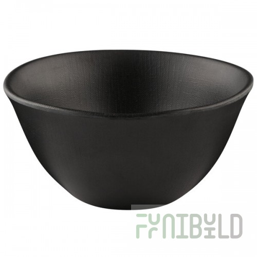 Elite Global Solutions ECO52 Greenovations 18 oz. Black Round Bowl - 6/Case