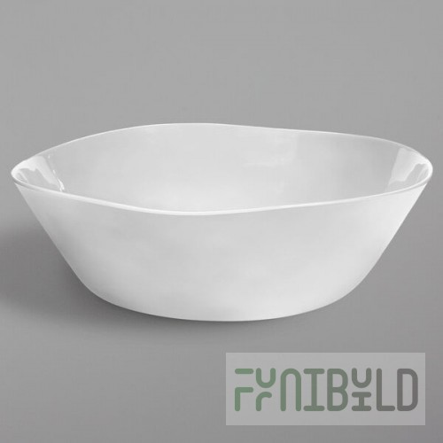 American Metalcraft CBL325CL Crave 10 Qt. Cloud Melamine Serving Bowl