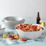 American Metalcraft CBL325CL Crave 10 Qt. Cloud Melamine Serving Bowl American Metalcraft CBL325CL Crave 10 Qt. Cloud Melamine Serving Bowl