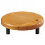 Cal-Mil 22050-3-99 Madera Rustic Pine Round Wood Riser - 12 Cal-Mil 22050-3-99 Madera Rustic Pine Round Wood Riser - 12