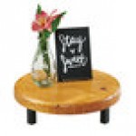 Cal-Mil 22050-3-99 Madera Rustic Pine Round Wood Riser - 12 Cal-Mil 22050-3-99 Madera Rustic Pine Round Wood Riser - 12