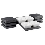 Vollrath Cubic 4 Melamine 1.5 Qt. Bowl Small Wood Display Set Vollrath Cubic 4 Melamine 1.5 Qt. Bowl Small Wood Display Set