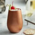 Stolzle Glisten 16.5 oz. Copper Stemless Wine Glass / Tumbler - 6/Case