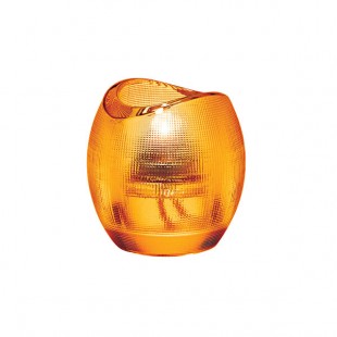 Hollowick 6701A Pixel Amber Glass Tealight