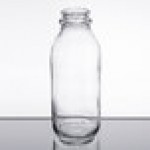 Libbey 92129 33.5 oz. Customizable Glass Milk Bottle - 24/Case