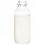 Libbey 92129 33.5 oz. Customizable Glass Milk Bottle - 24/Case