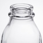 Libbey 92129 33.5 oz. Customizable Glass Milk Bottle - 24/Case