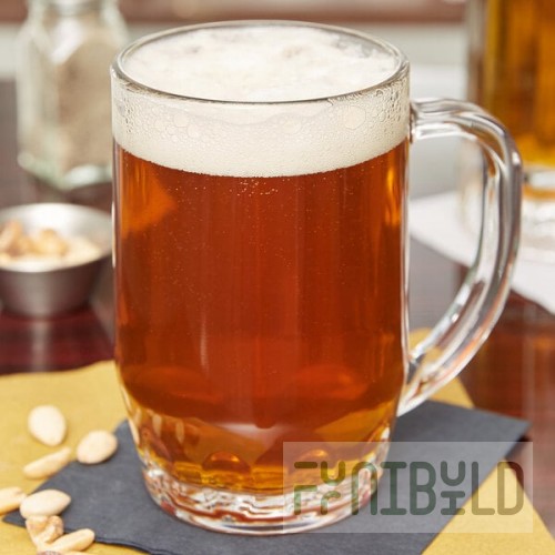 Libbey 5303 19.5 oz. Customizable Thumbprint Beer Mug - 24/Case