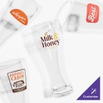 Acopa 23 oz. Customizable Pilsner Glass - 12/Case