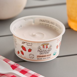 Painterland Sisters Strawberry Fields Organic Skyr Yogurt Cup 5.3 oz. - 8/Pack Painterland Sisters Strawberry Fields Organic Skyr Yogurt Cup 5.3 oz. - 8/Pack