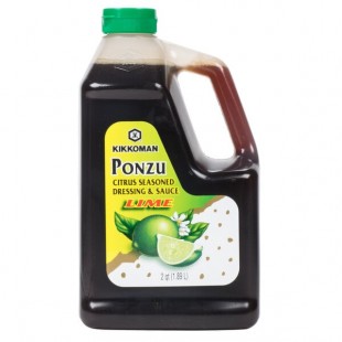 Kikkoman .5 Gallon Lime Ponzu Citrus Seasoned Dressing and Sauce