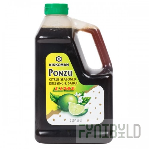 Kikkoman .5 Gallon Lime Ponzu Citrus Seasoned Dressing and Sauce