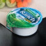 Hidden Valley 1 oz. Light Ranch Dressing Cup - 160/Case Hidden Valley 1 oz. Light Ranch Dressing Cup - 160/Case