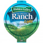 Hidden Valley 1 oz. Light Ranch Dressing Cup - 160/Case Hidden Valley 1 oz. Light Ranch Dressing Cup - 160/Case