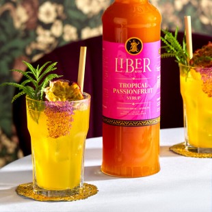Liber & Co Tropical Passionfruit Syrup 750 mL - 6/Case Liber & Co Tropical Passionfruit Syrup 750 mL - 6/Case