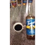 Torani Sugar-Free Salted Caramel Flavoring Syrup 750 mL Glass Bottle