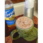 Torani Sugar-Free Salted Caramel Flavoring Syrup 750 mL Glass Bottle