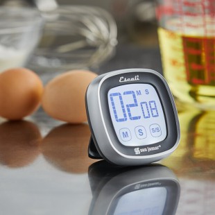 San Jamar Escali TMDGTS Backlit Touch Screen Display Digital 100 Minute Kitchen Timer