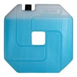 Server 3 Qt. Insulated Stainless Steel Chilled Thin Condiment Dispenser with Ice Packs