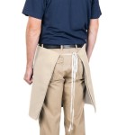 Intedge Beige Poly-Cotton 4-Way Waist Apron - 38 Intedge Beige Poly-Cotton 4-Way Waist Apron - 38