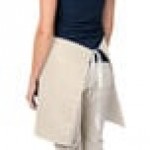 Intedge Beige Poly-Cotton 4-Way Waist Apron - 38 Intedge Beige Poly-Cotton 4-Way Waist Apron - 38