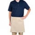 Intedge Beige Poly-Cotton 4-Way Waist Apron - 38 Intedge Beige Poly-Cotton 4-Way Waist Apron - 38
