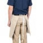 Intedge Beige Poly-Cotton 4-Way Waist Apron - 38 Intedge Beige Poly-Cotton 4-Way Waist Apron - 38