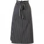 Mercer Culinary M61135WH Genesis® White Poly-Cotton 4-Sided Bistro Apron - 33