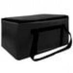 Sterno Black Customizable Space Saver Catering Large Insulated Food Carrier, 16