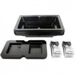 Sterno Black Customizable Space Saver Catering Large Insulated Food Carrier, 16